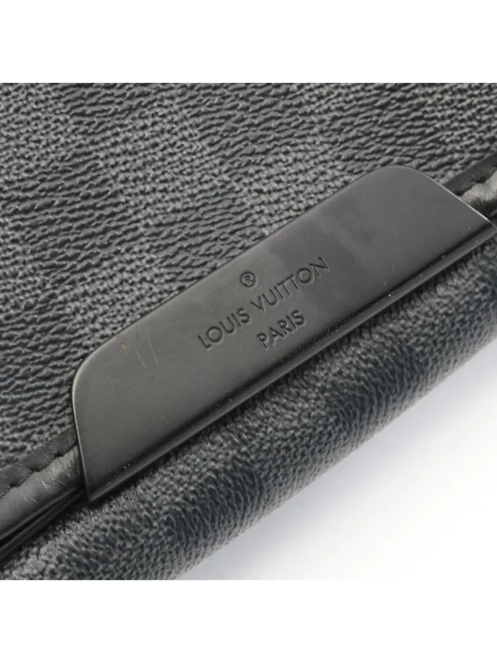 Louis Vuitton Shoulder Bag Daniel MM Canvas Leather